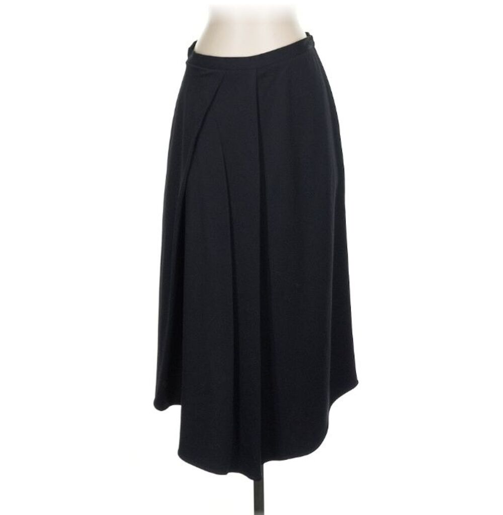 TIBI Vintage Black Midi Skirt Layered Size 4